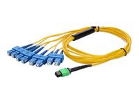 AddOn - Patch cable - MPO/APC single-mode (F) to SC/APC single-mode (M) - 5 m - f…