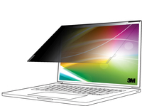 3M Bright Screen Privacy Filter for 16in Full Screen Laptop, 16:10, BP160W1E