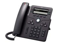 Cisco IP Phone 6861 - VoIP phone - IEEE 802.11n (Wi-Fi) - SIP, SRTP - 4 lines - c…