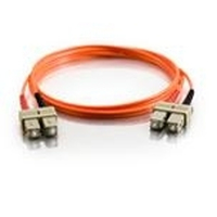 C2G Low-Smoke Zero-Halogen - Patch cable - SC multi-mode (M) to SC multi-mode (M)…